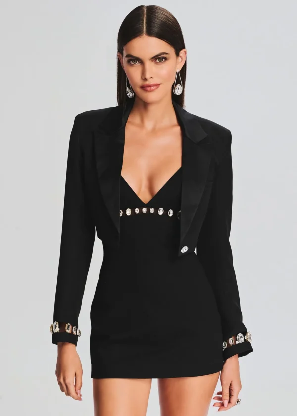 RETROFÊTE*Retrofete Polly Dress Black/Silver