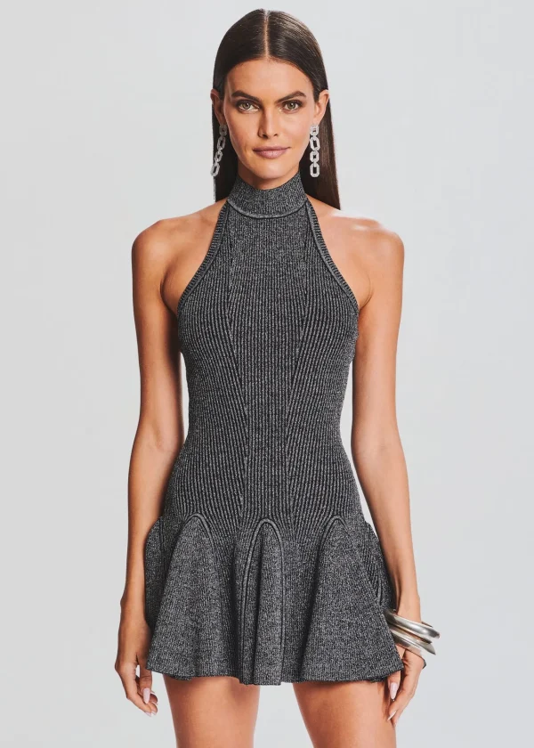 Day to Night*Retrofete Quinn Dress Metallic Black/Silver