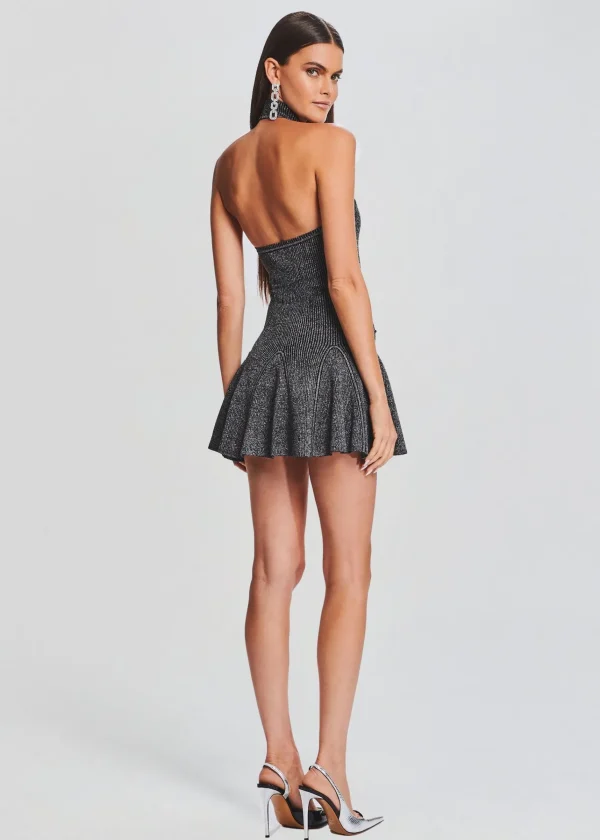 Mini*Retrofete Quinn Dress Metallic Black/Silver