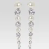 Business Chic*Retrofete Quinn Earring Ivory/Silver