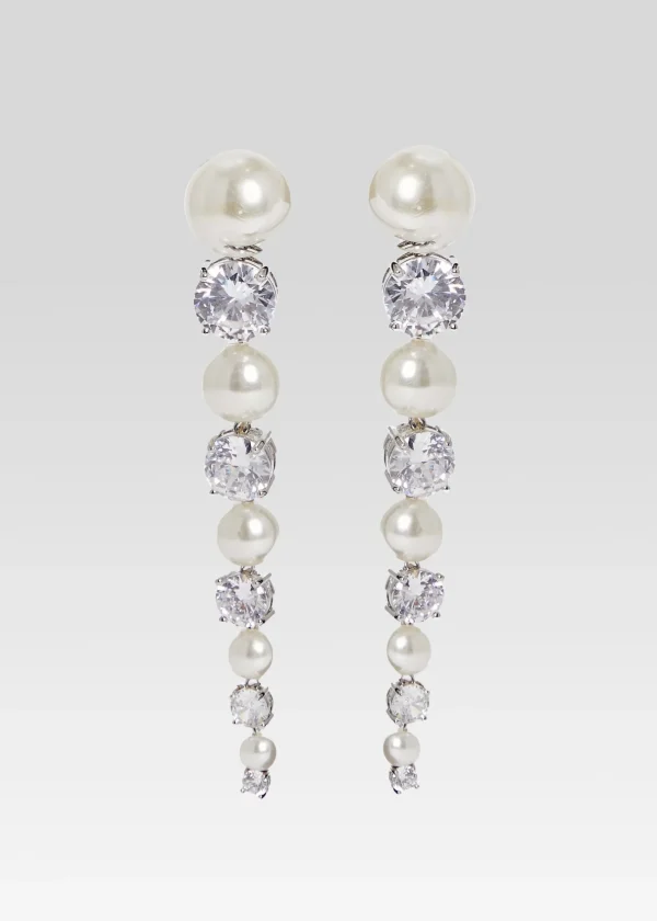 Guest Of*Retrofete Quinn Earring Ivory/Silver