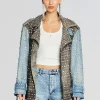 Jackets*Retrofete Rebel Embellished Leather Jacket Tangier/Silver