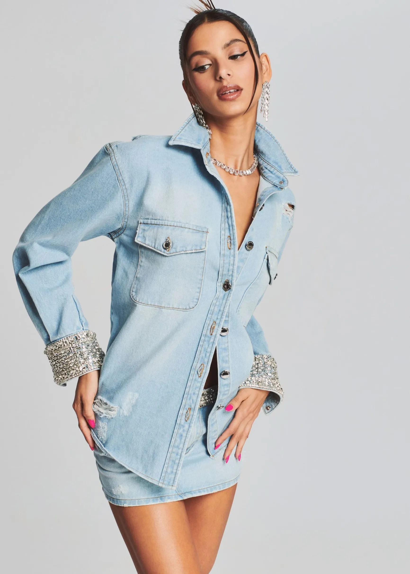 remy_denim_shirt_0.webp Day to Night*Retrofete Remy Denim Shirt Light Wash Denim