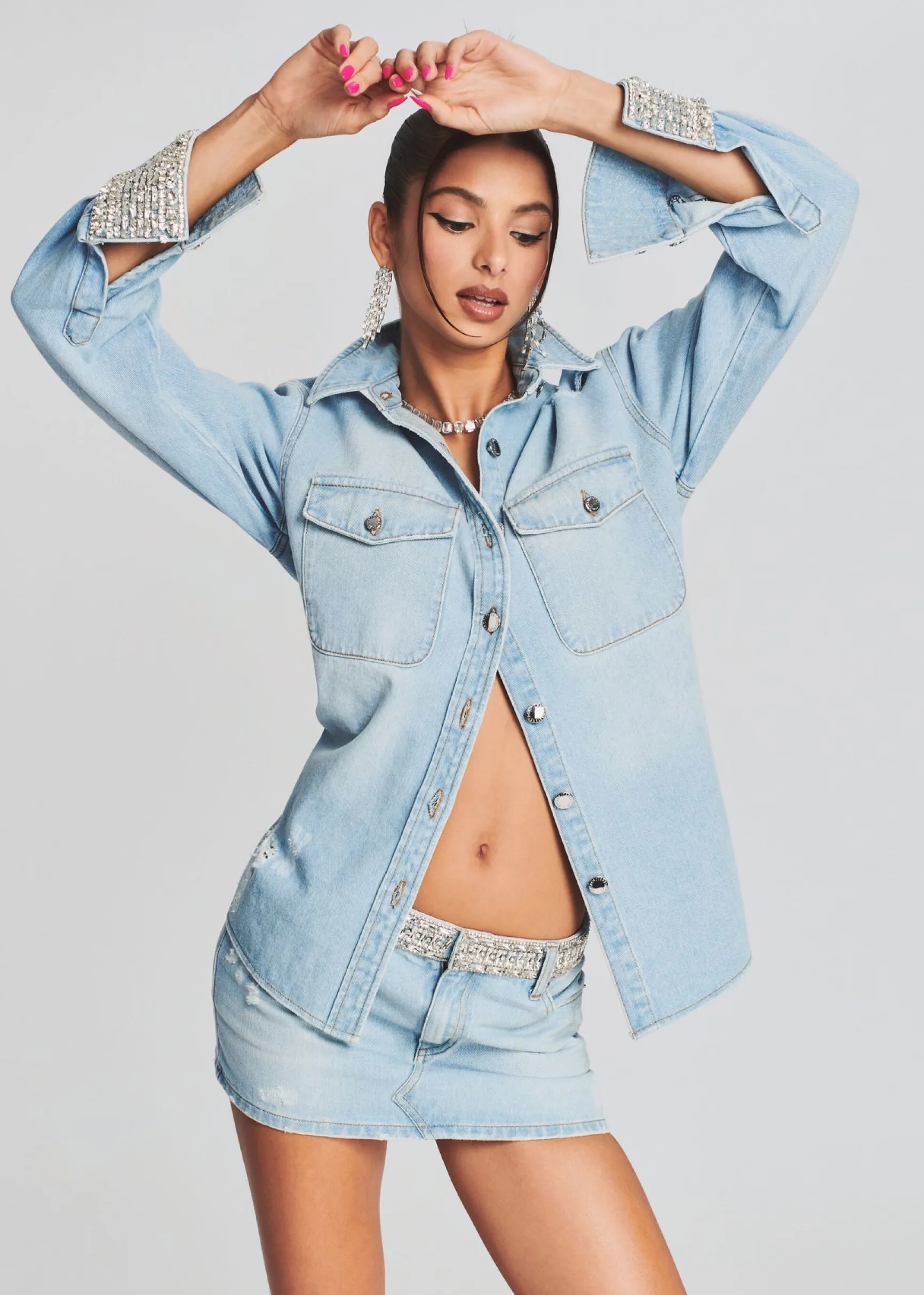 remy_denim_shirt_4.webp Day to Night*Retrofete Remy Denim Shirt Light Wash Denim