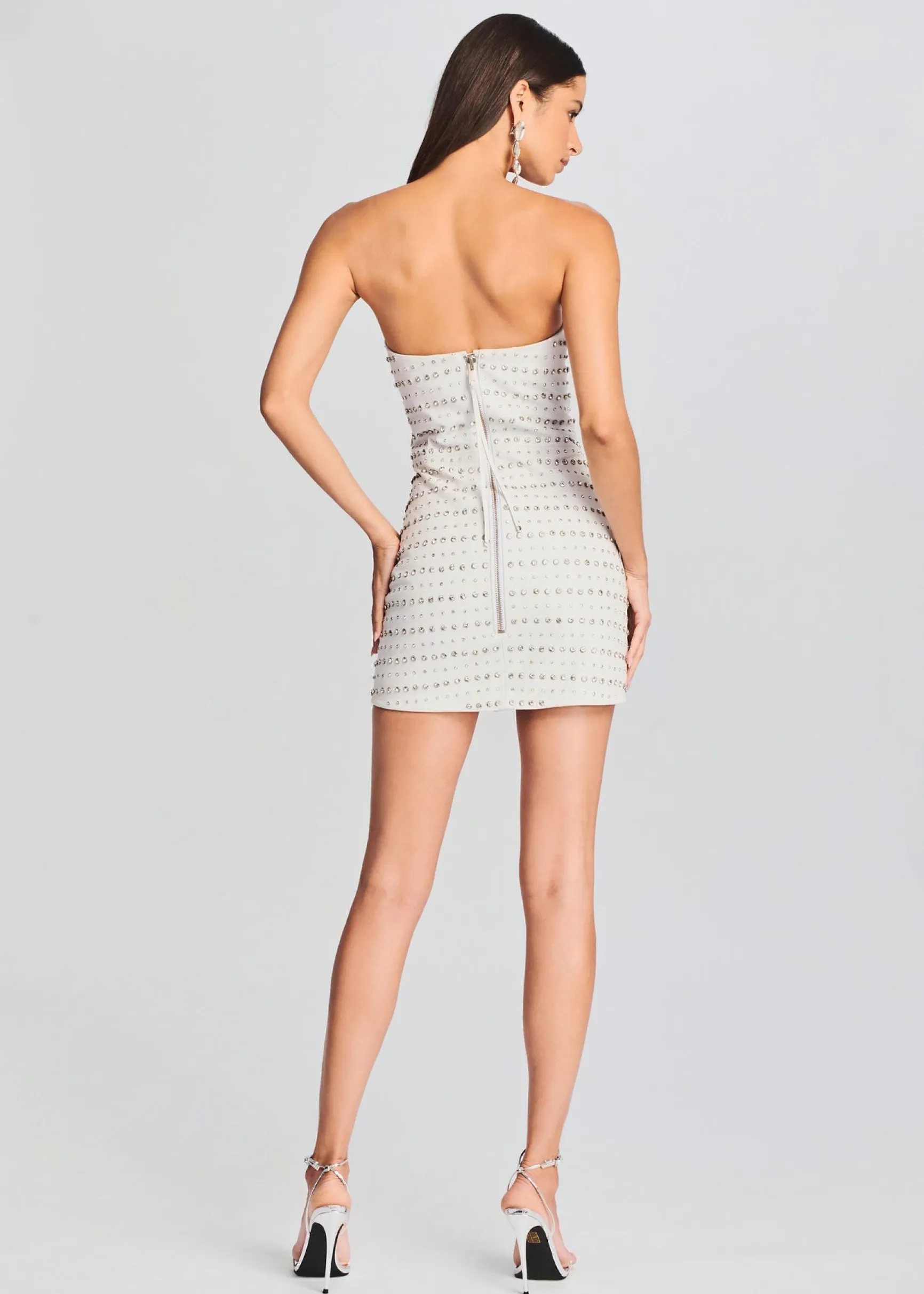 rhya_embellished_leather__3.webp Dresses*Retrofete Rhya Embellished Leather Dress Optic White