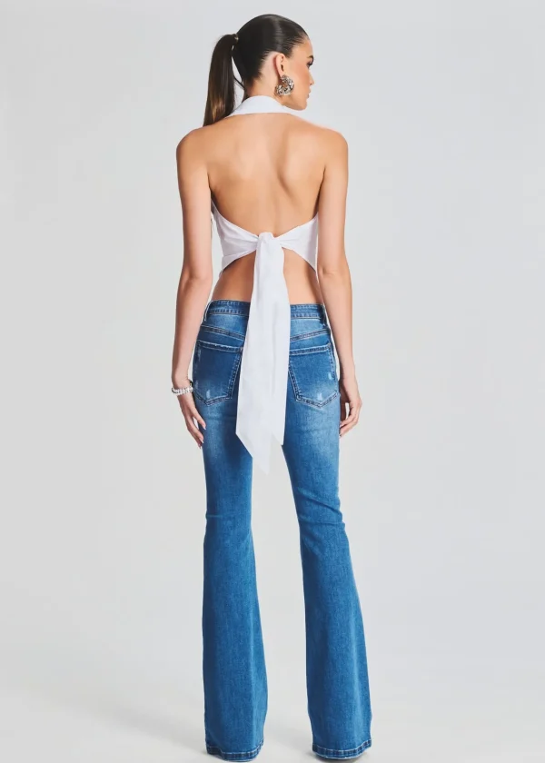 Tops*Retrofete Richie Top White