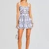 Coming Soon*Retrofete Ricka Short Dress Klein Blue