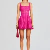 Mini*Retrofete Ricka Short Dress Hot Pink