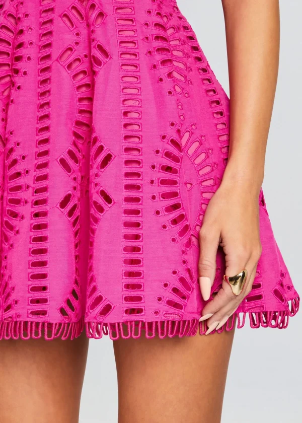 Coming Soon*Retrofete Ricka Short Dress Hot Pink
