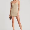 Dresses*Retrofete Rocco Crochet Dress Sand