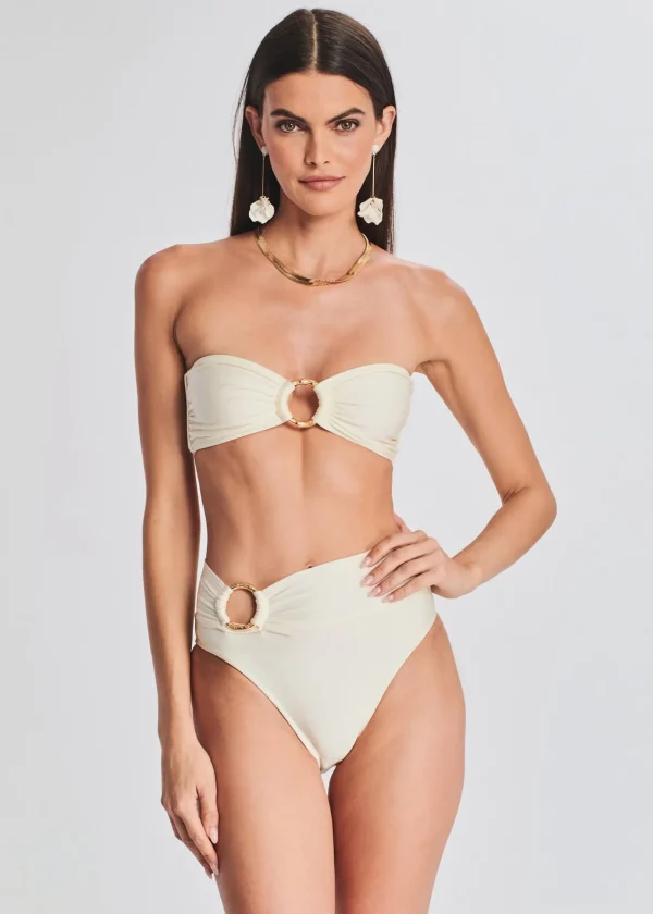 The Destination Bride*Retrofete Rodi Bikini Top Cream