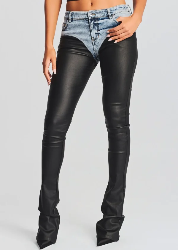 Day to Night*Retrofete Rogan Pant Alani Coated Black