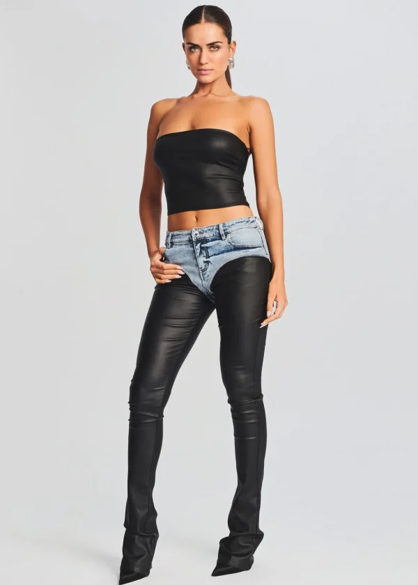 Denim*Retrofete Rogan Pant Alani Coated Black