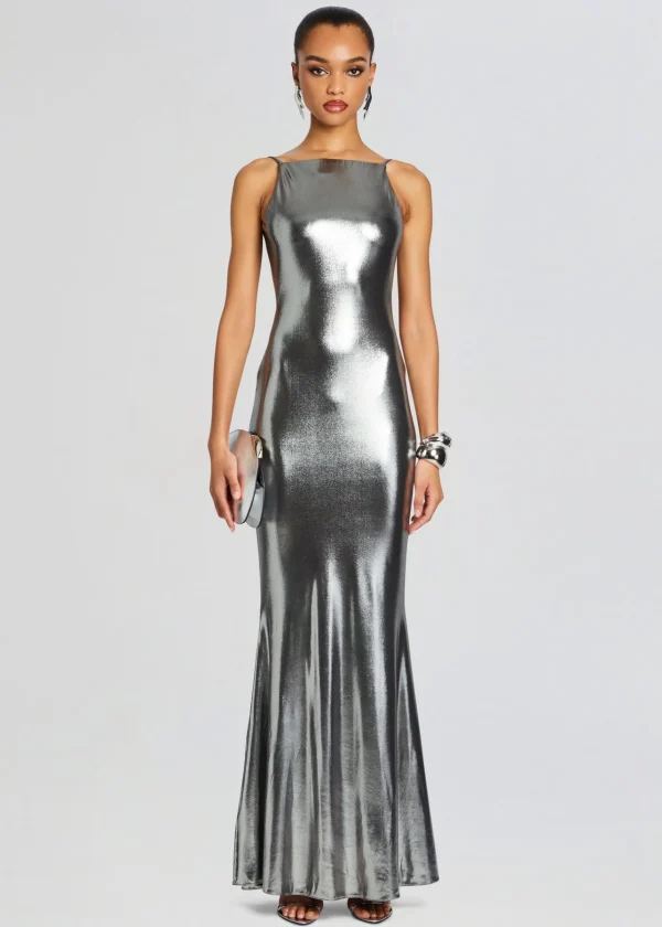 Guest Of*Retrofete Romilly Dress Gunmetal