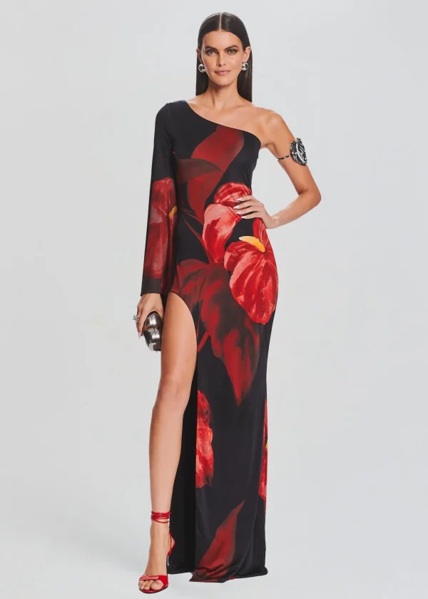 RETROFÊTE*Retrofete Romina Dress Red Anthurium
