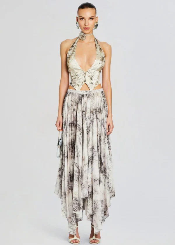 RETROFÊTE*Retrofete Romy Silk Vest Vintage Snake