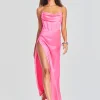 Guest Of*Retrofete Rosa Corset Dress Hyper Pink