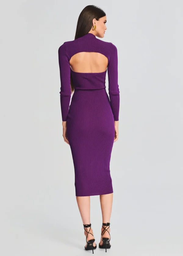 Dresses*Retrofete Rosalina Rib Knit Set Royal Purple