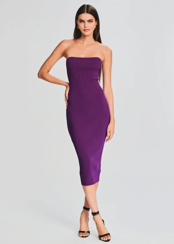 Dresses*Retrofete Rosalina Rib Knit Set Royal Purple
