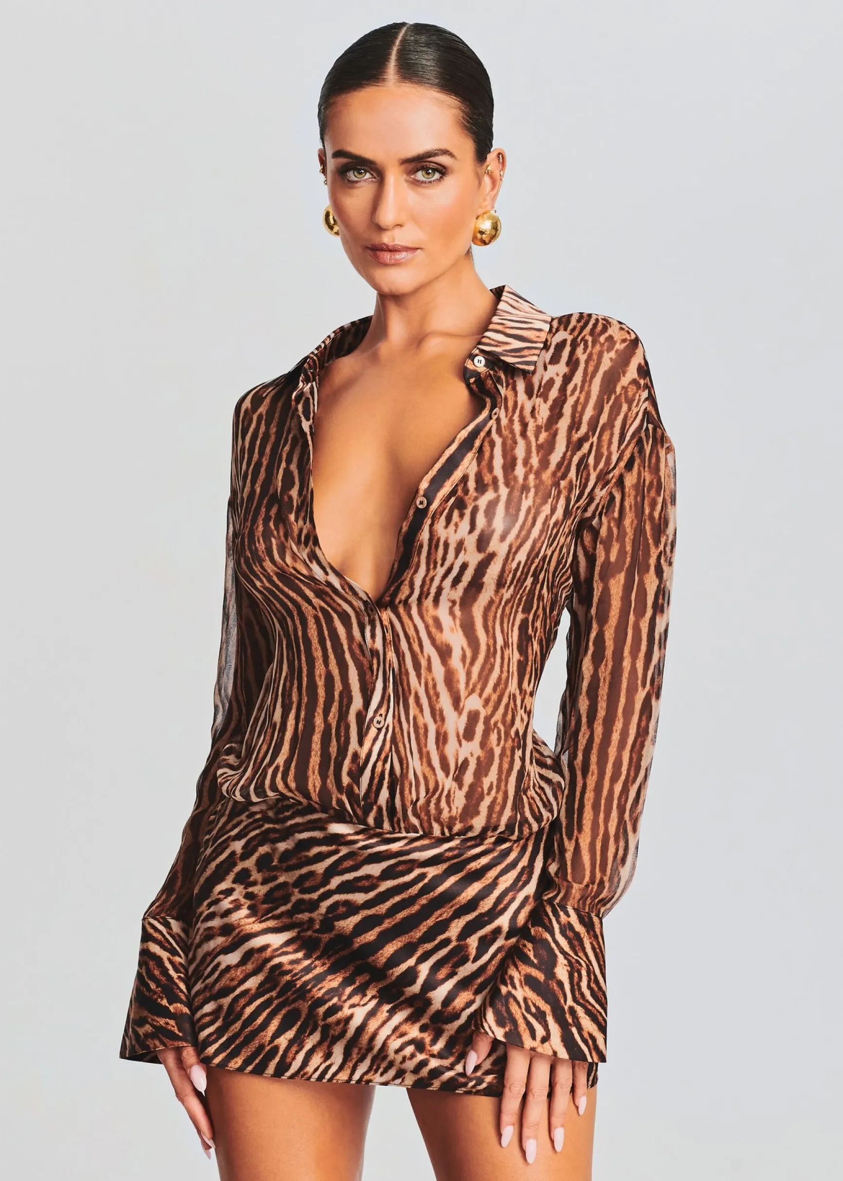 roxanne_dress_1-1.webp Mini*Retrofete Roxanne Dress Tan Ocelot