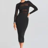 Sheer Bliss*Retrofete Ruby Dress Black