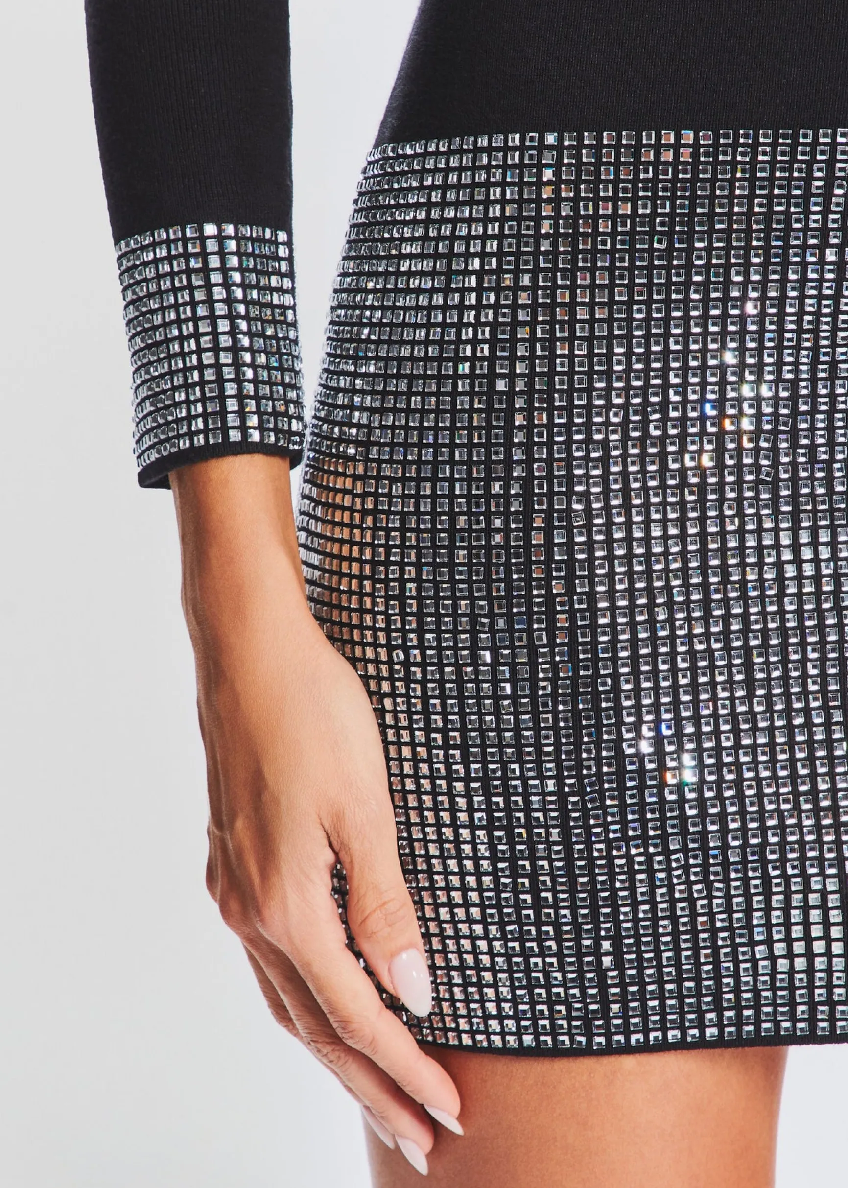 rue_embellished_knit_dres_1-2.webp Dresses*Retrofete Rue Embellished Knit Dress Black
