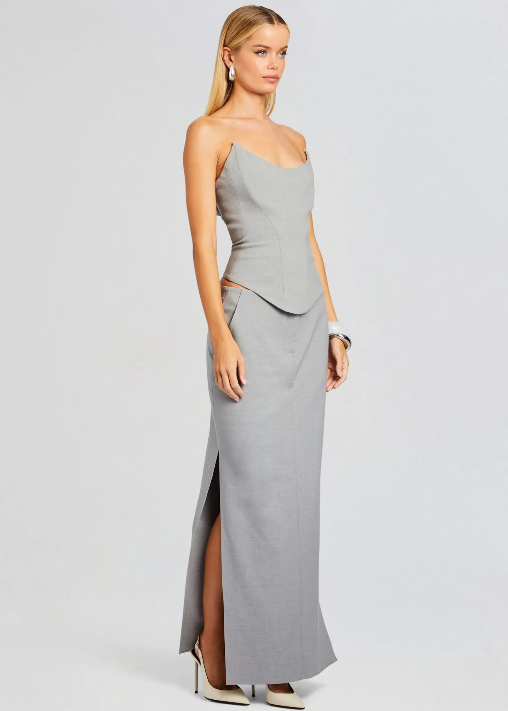rylie_wool_skirt_2-1.webp Bottoms*Retrofete Rylie Wool Skirt Grey