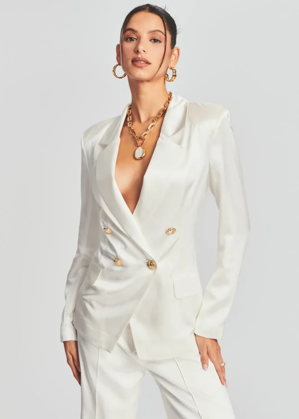 Bridal Shower*Retrofete Saige Blazer Ivory