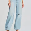 Bottoms*Retrofete Saint Oversized Jean Coastline