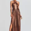 RETROFÊTE*Retrofete Salem Dress Chocolate