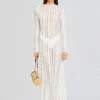 Resort '24*Retrofete Saley Long Dress Natural White