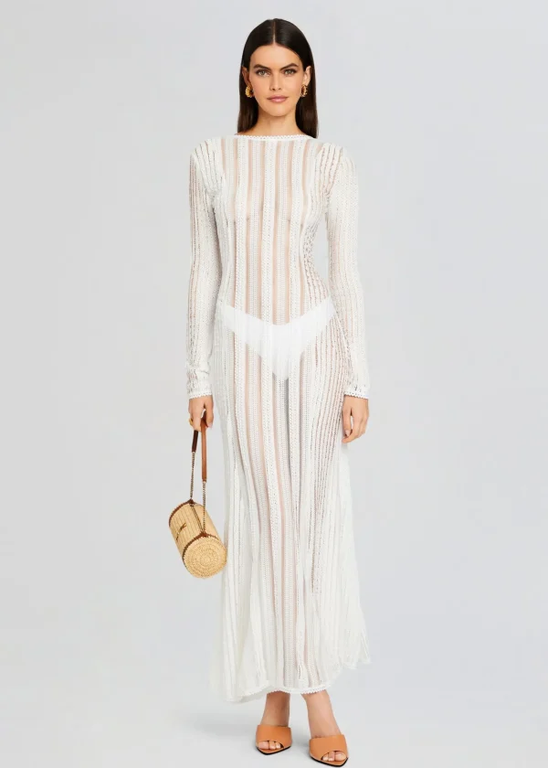 Maxi*Retrofete Saley Long Dress Natural White