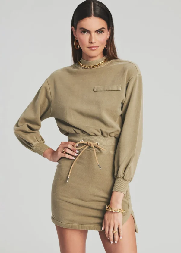 Dresses*Retrofete Samantha Dress Olive Grey
