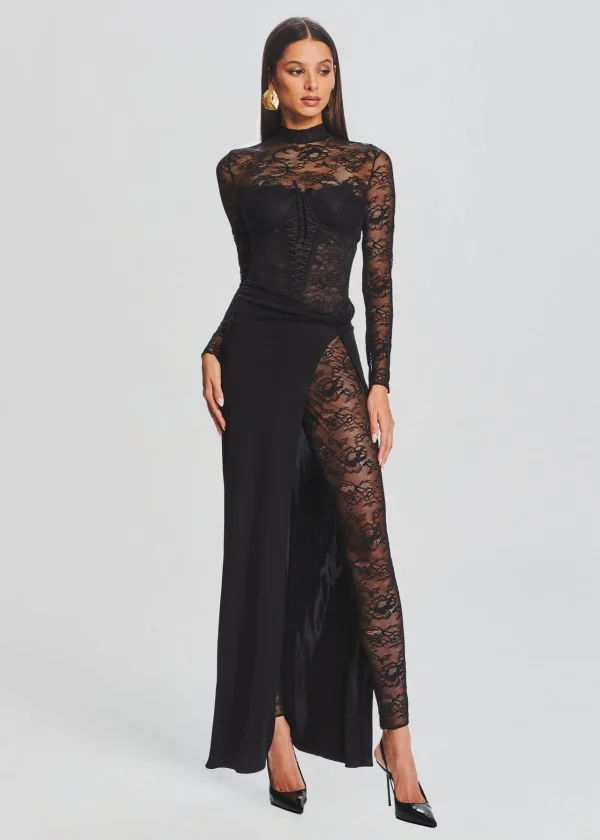 RETROFÊTE*Retrofete Saphhira Lace Dress Black