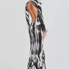 Dresses*Retrofete Sara Dress Zebra Ink
