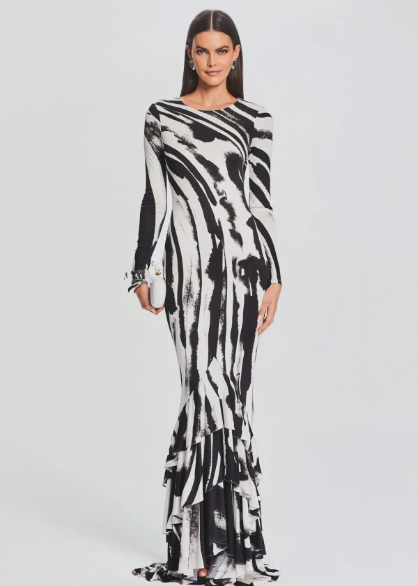 Maxi*Retrofete Sara Dress Zebra Ink