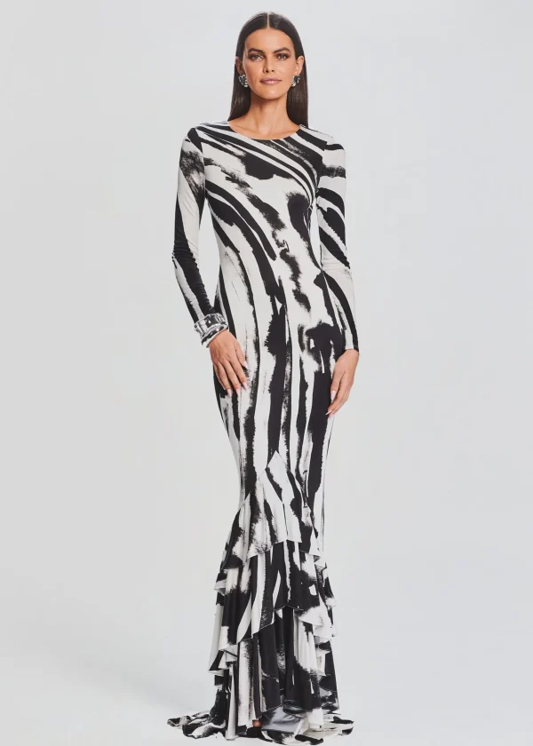 Dresses*Retrofete Sara Dress Zebra Ink