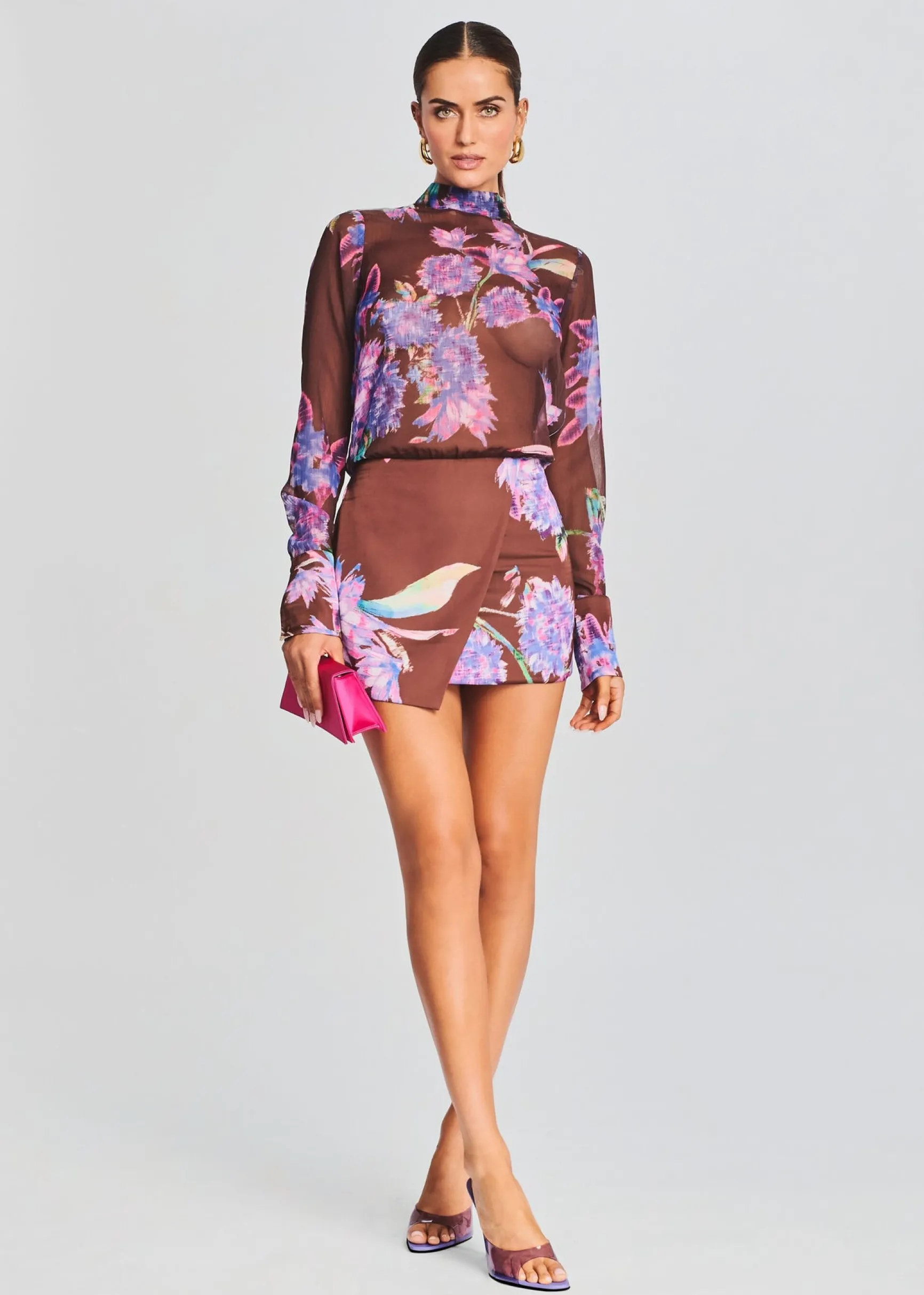 shay_short_dress_0.webp Dresses*Retrofete Shay Short Dress Brown