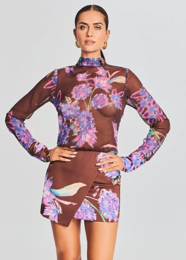 Dresses*Retrofete Shay Short Dress Brown