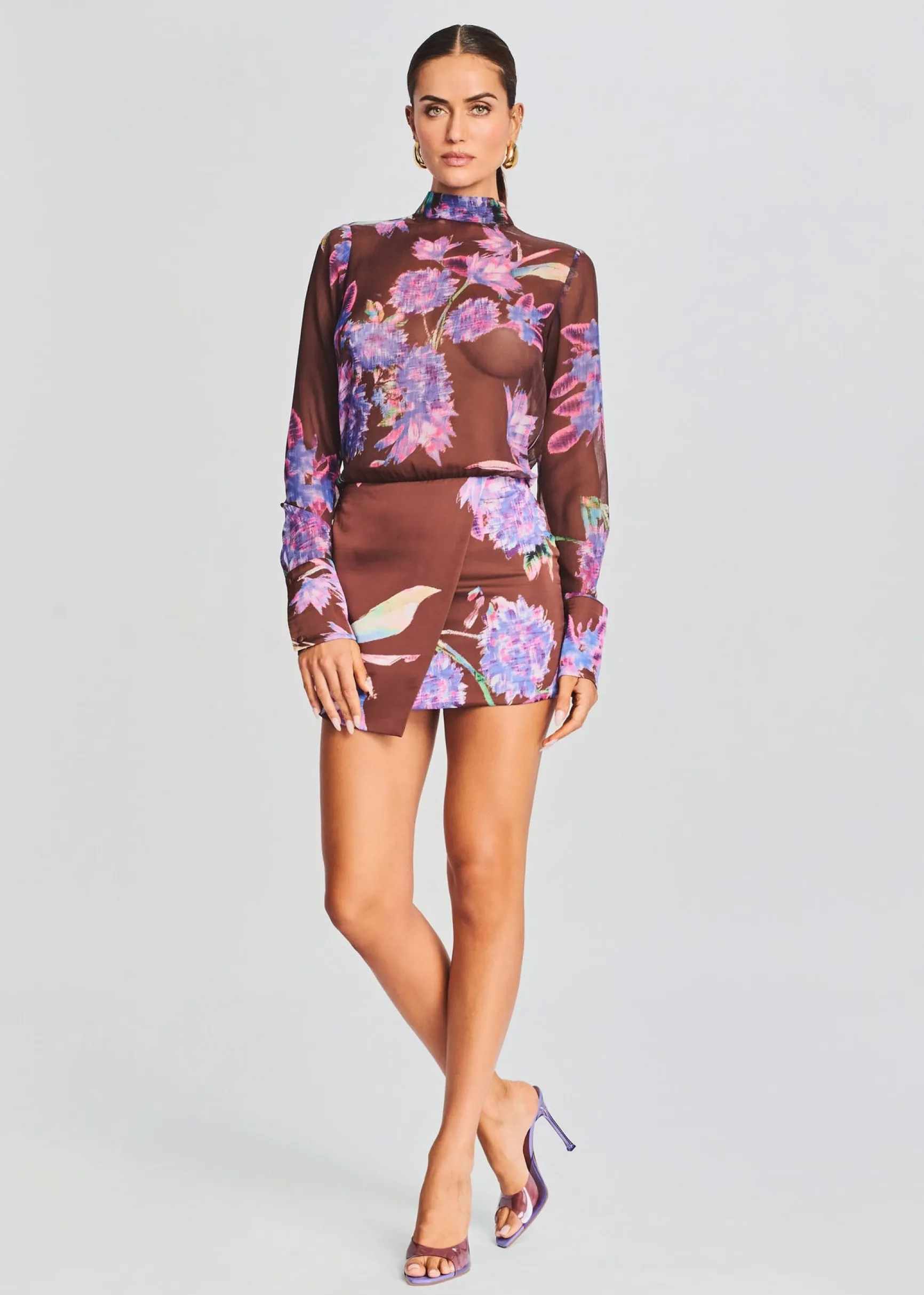 shay_short_dress_4.webp Dresses*Retrofete Shay Short Dress Brown