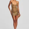 Dresses*Retrofete Sheena Dress Gold