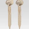 Accessories*Retrofete Shellona Earrings Shiny Gold