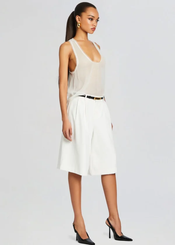 RETROFÊTE*Retrofete Shye Silk Top White