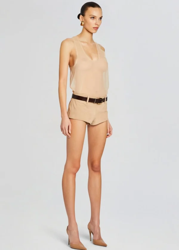 RETROFÊTE*Retrofete Shye Silk Top Nude