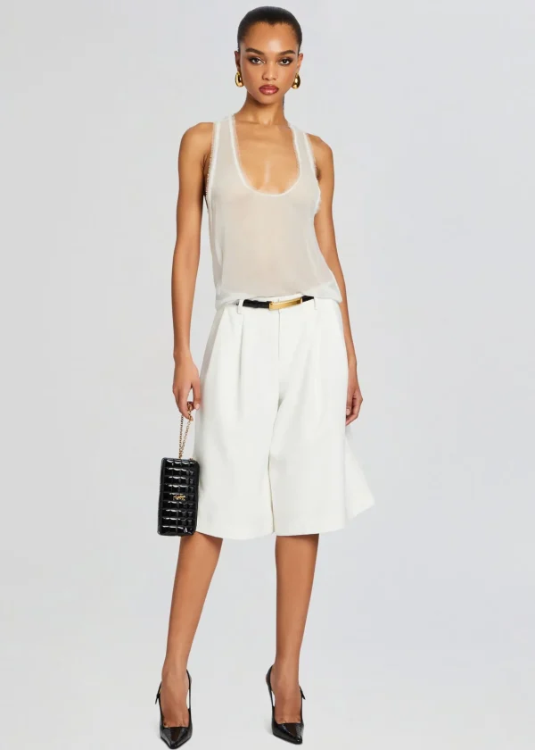 RETROFÊTE*Retrofete Shye Silk Top White