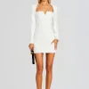 Night Out*Retrofete Simone Mini V Dress White
