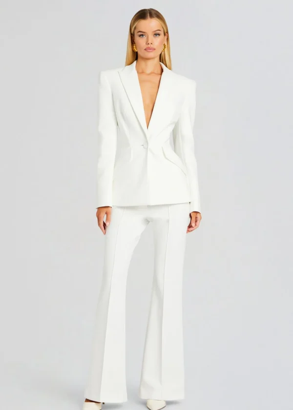 Night Out*Retrofete Sloan Structured Blazer White