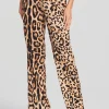Honeymoon Looks*Retrofete Suki Silk Pant Leopard Combo