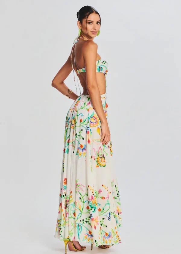 Honeymoon Looks*Retrofete Susan Maxi Dress White