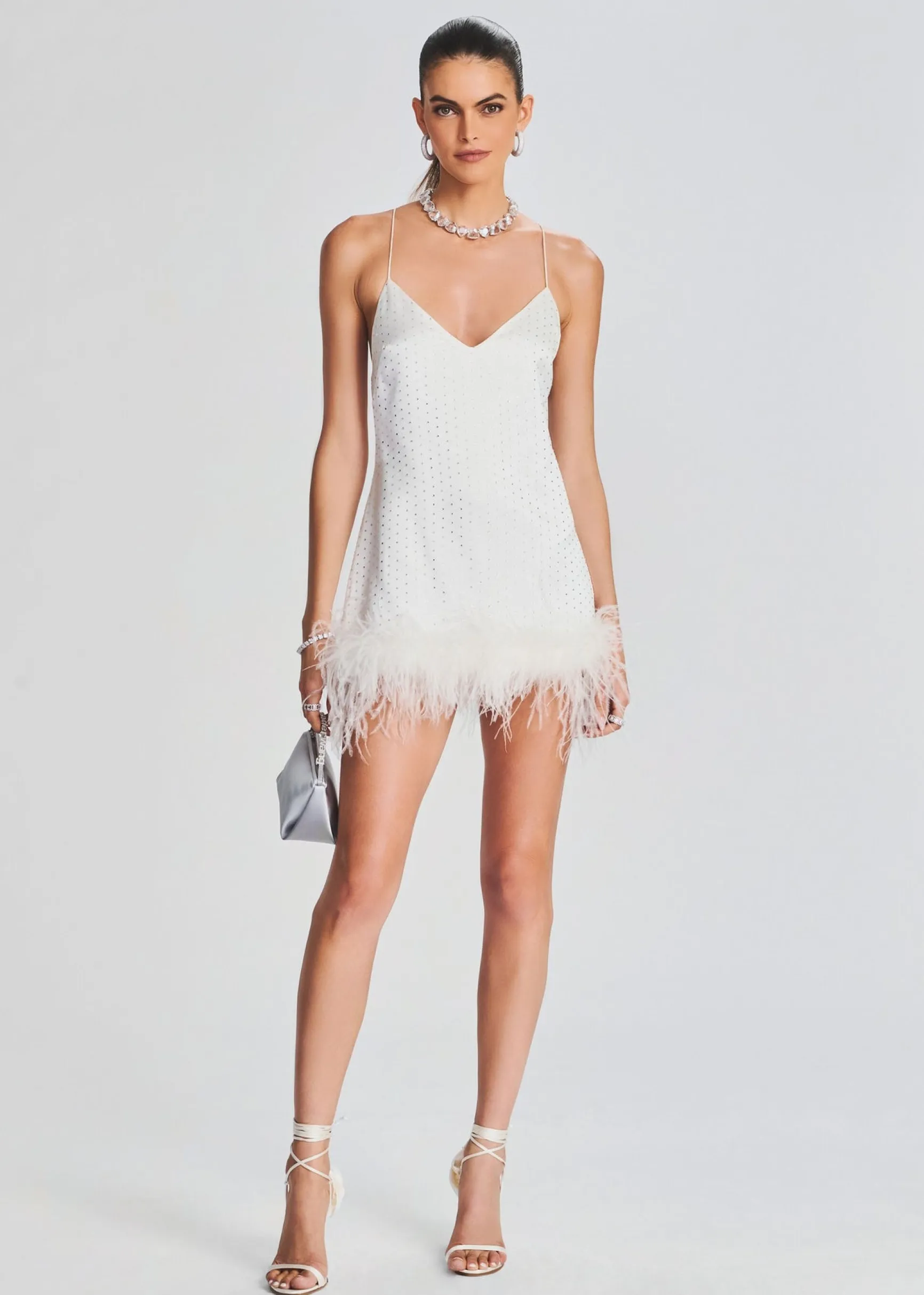 susana_feather_dress_0.webp Bachelorette Party*Retrofete Susana Feather Dress White